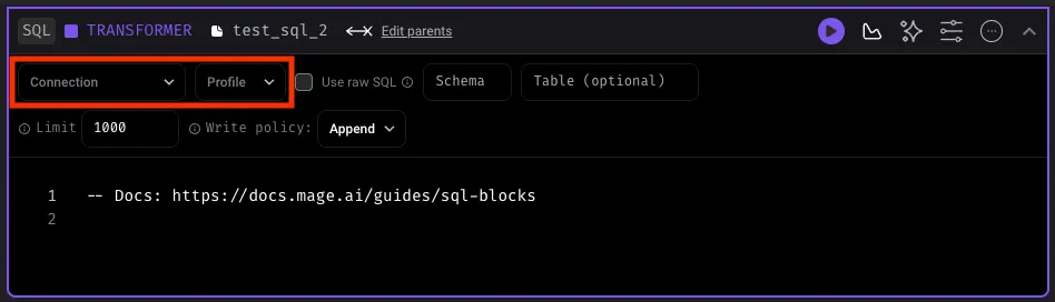 Master data transformation with Mage SQL Blocks
