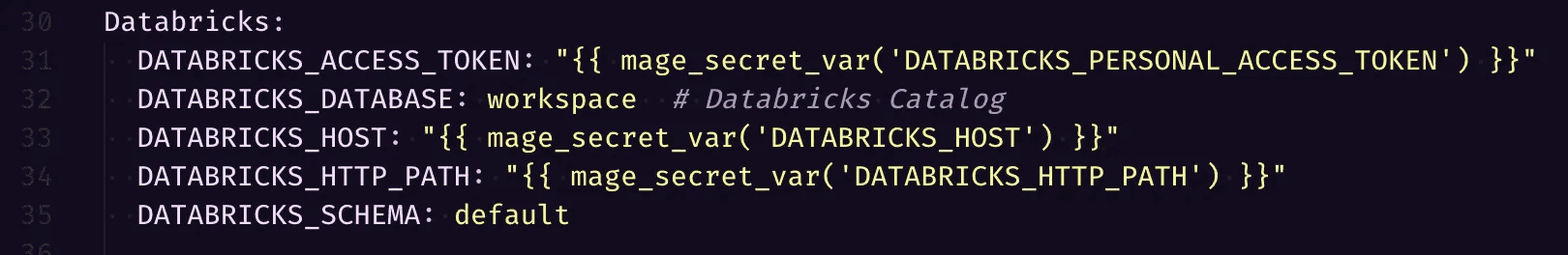 Step-by-step guide to connecting Mage Pro SQL blocks with Databricks