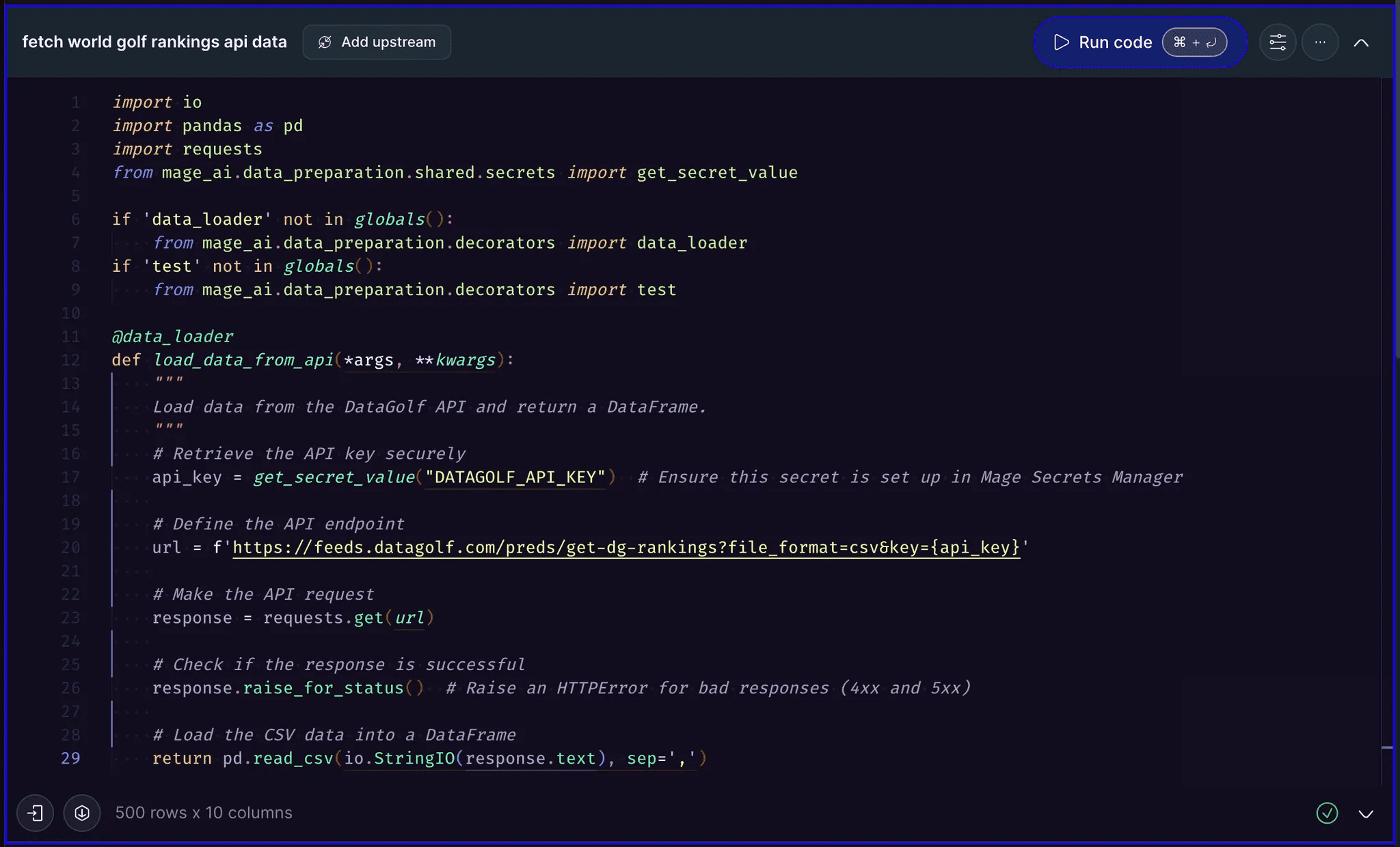Step-by-step guide to connecting Mage Pro SQL blocks with Databricks