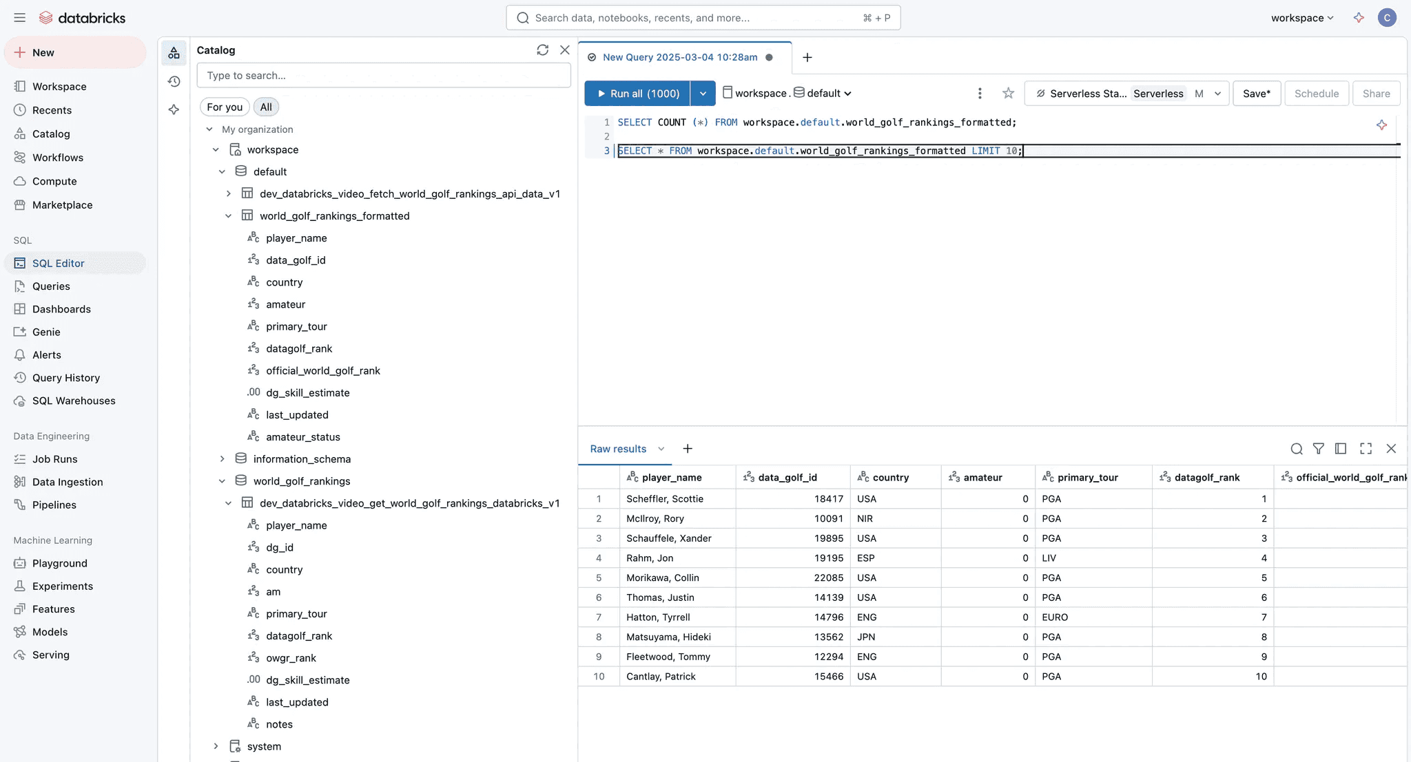 Step-by-step guide to connecting Mage Pro SQL blocks with Databricks