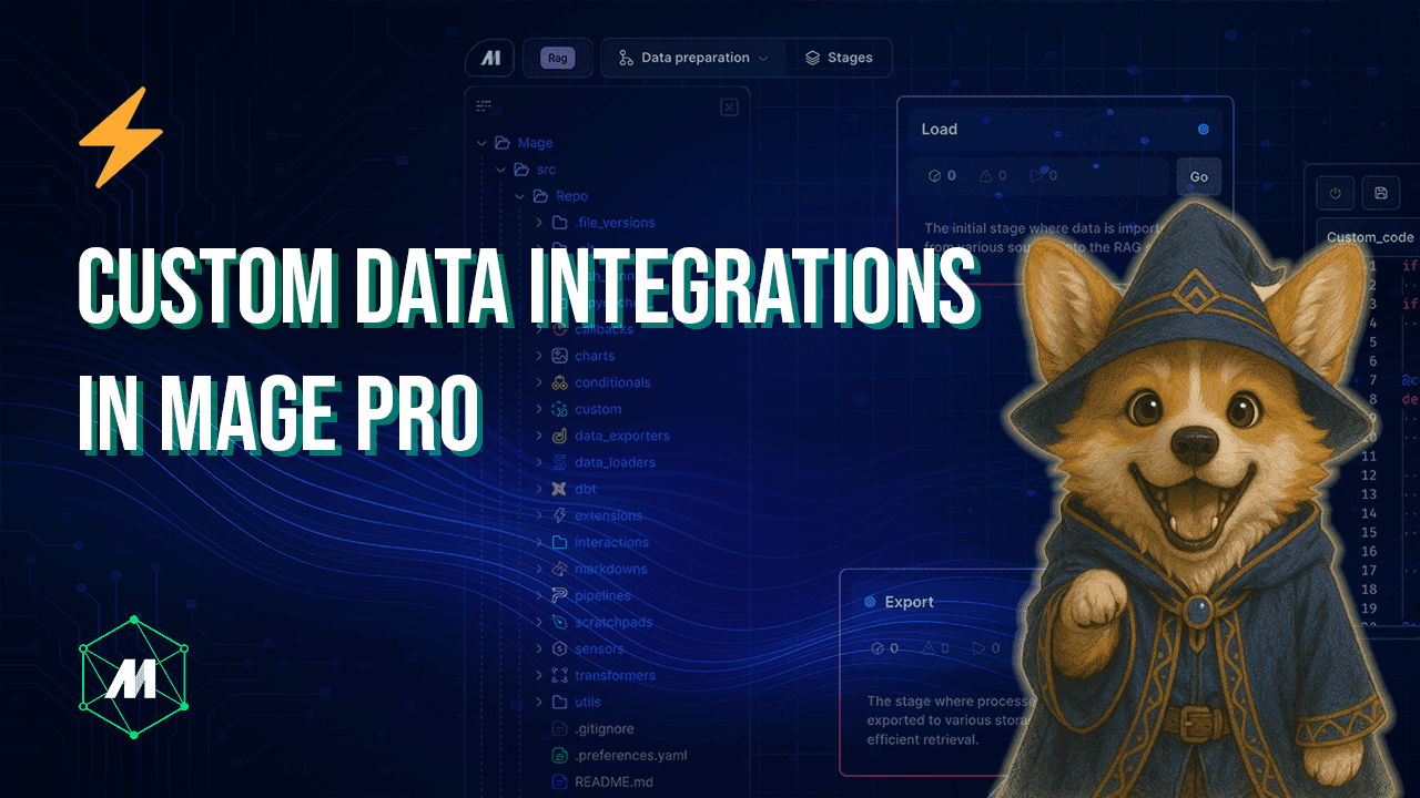 Custom Data Integrations: Connect to Anything with Mage Pro feature preview