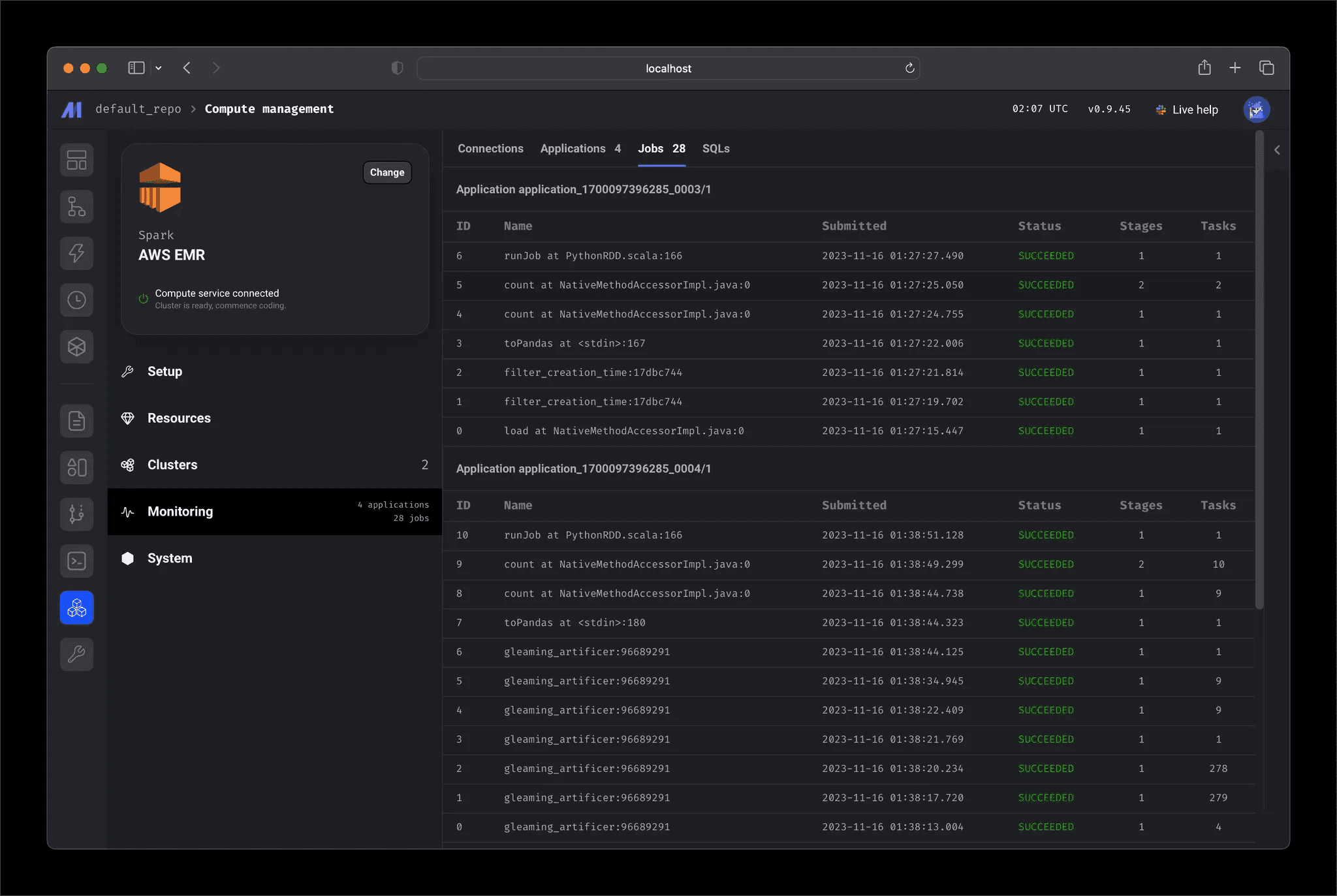 Streamline Spark Cluster Management with Mage AI: Setup, Monitoring, and Debugging Made Easy feature 6