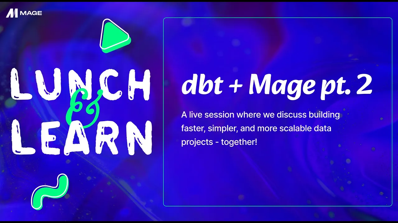 Transform dbt with Mage Pro feature 3